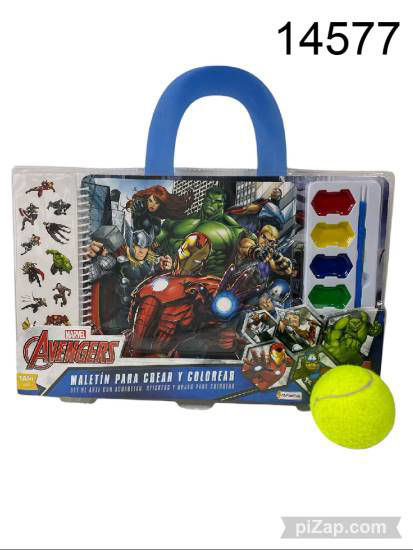 Imagen de aparte MALETIN DE ACUARELAS "AVENGERS" 6.25